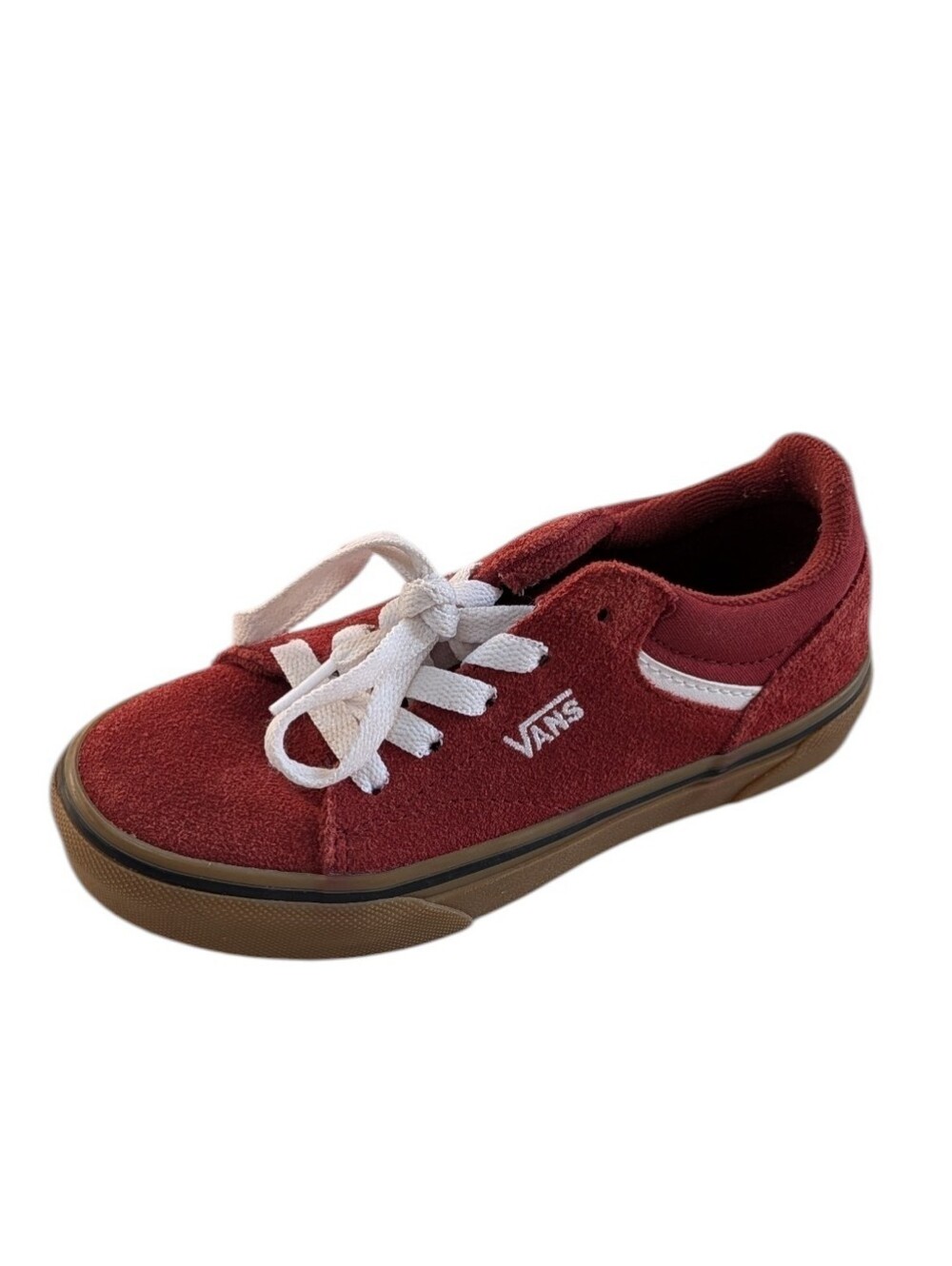 Vans, Suede Rust Colored Youth Sneakers. Size 13